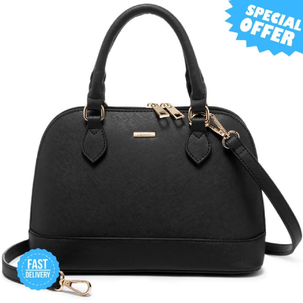 Brand New LOVEVOOK Satchel B Black Dome Bag